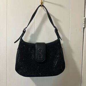 Steve Madden Fondant Black Shoulder Bag